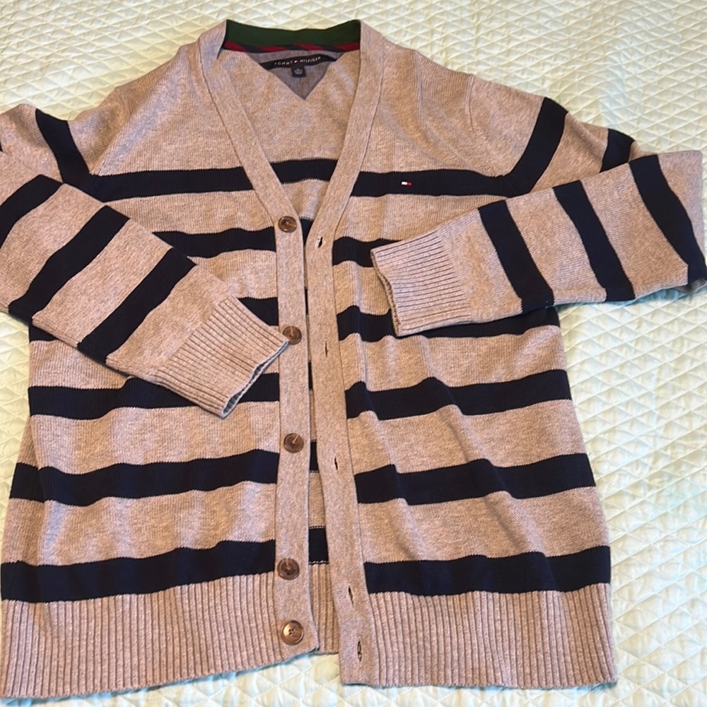 Mens Tommy Hilfiger Xl Button Cardigan